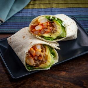 Sausage and Egg Breakfast Wrap